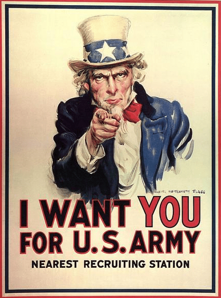 Uncle Sam Flagg I Want You